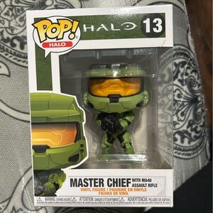 Funko Pop! Halo Master Chief Figure - Green and Orange